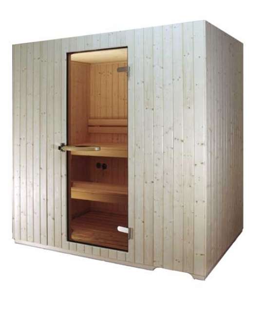Sauna Professionale 200x200x210 da 6 kW CPA