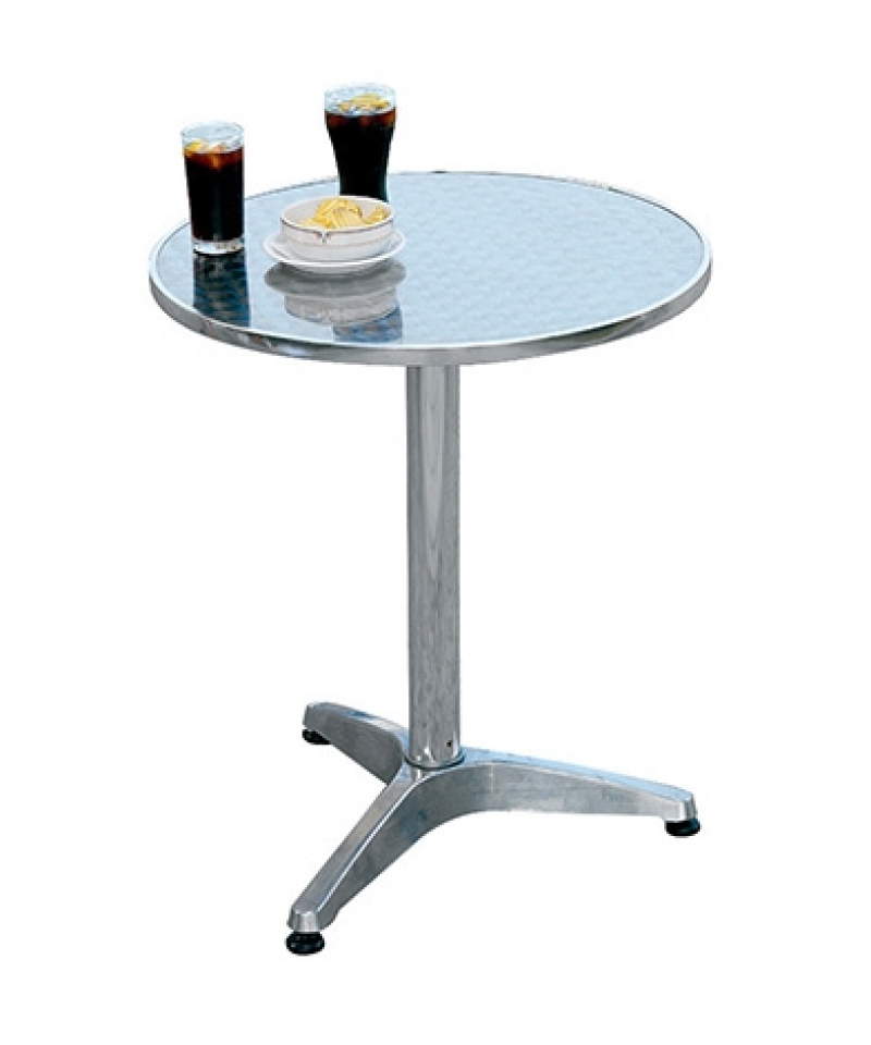 Vermobil Aluminum and Steel table d.60