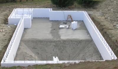 Construction of a swimming pool