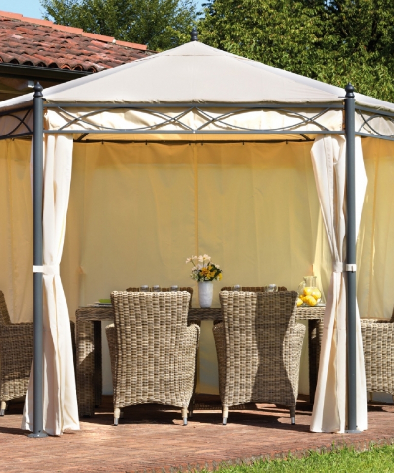 Gazebo esagonale Greenwood 4 mt.