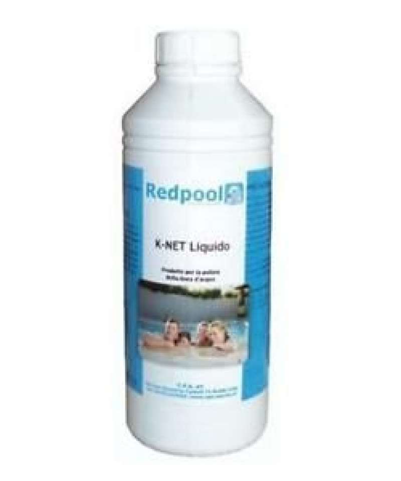 K-NET liquido da 1 lt per la pulizia della linea d'acqua delle piscine