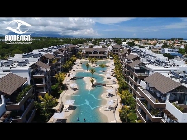 Piscina Biodesign realizzata alle Mauritius