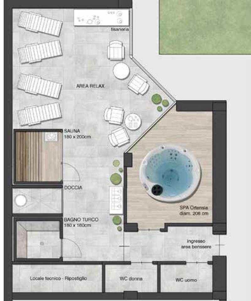 Progettazione Centro Benessere - L  