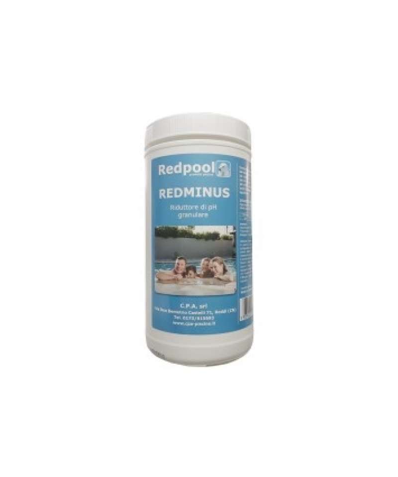  Redminus granulare Riduttore PH per piscina Confezione da 1,5 Kg