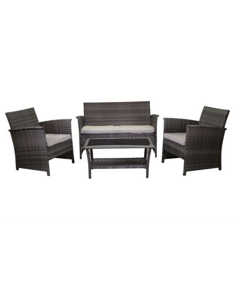 Salotto in polyrattan DETROIT Vacchetti