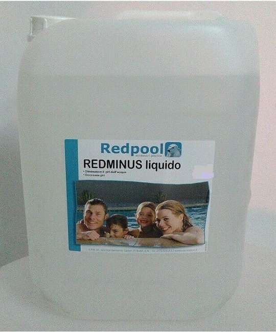 Redminus liquido Riduttore PH per piscina Confezione da 9 l