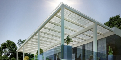 Longway canopy with adjustable sunblind blades
